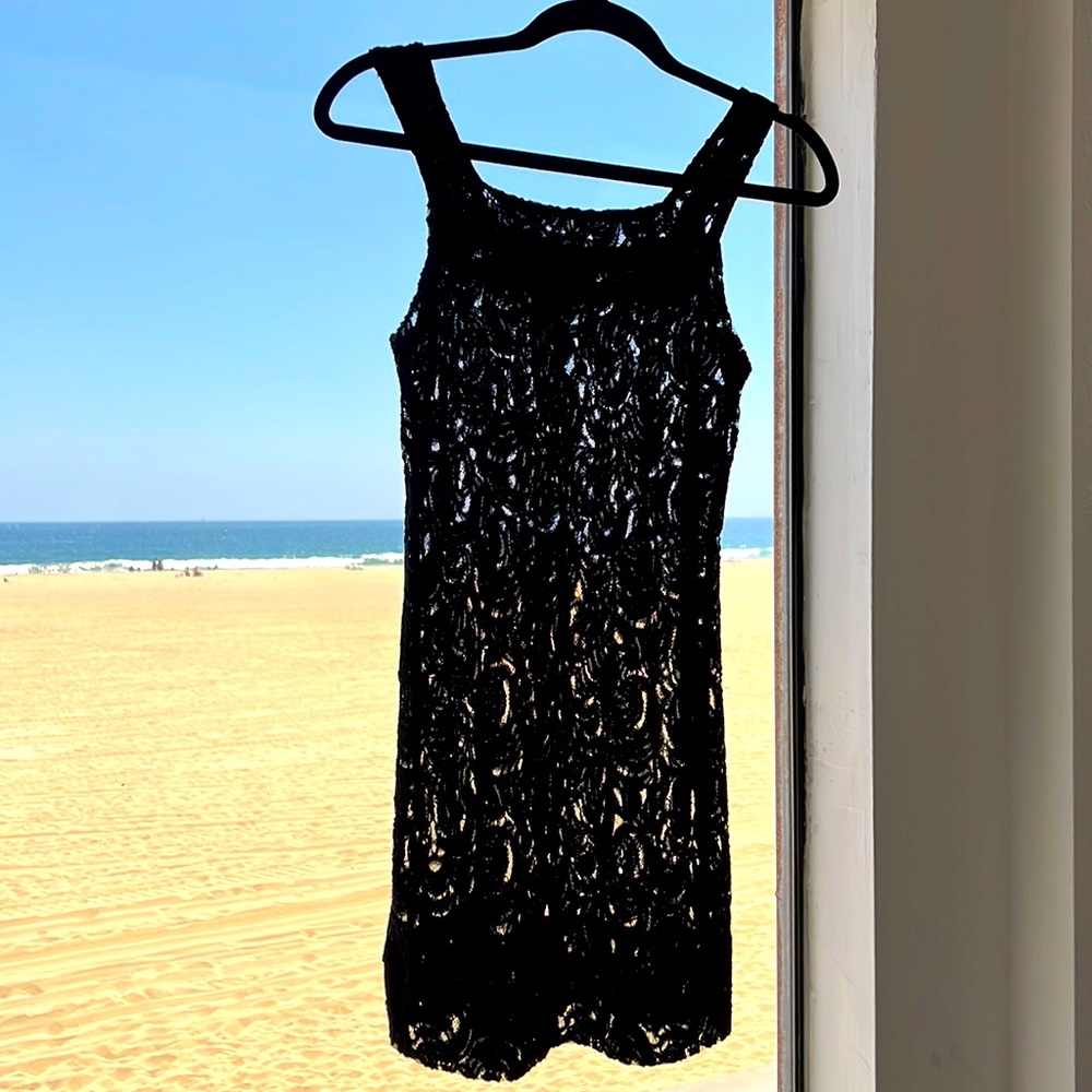 Lace swimsuit coverup